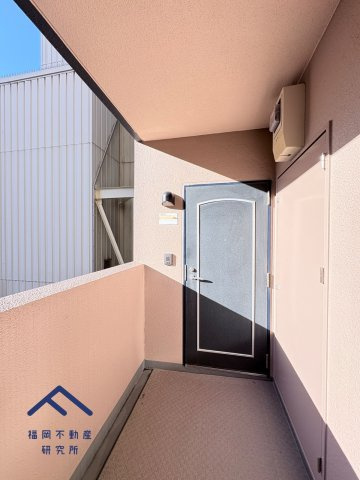 ロワールマンション西公園東のバルコニー