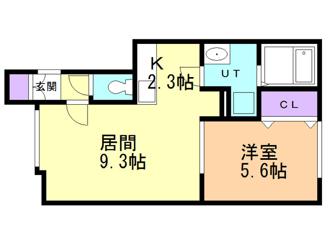 Le Reve東室蘭の間取り