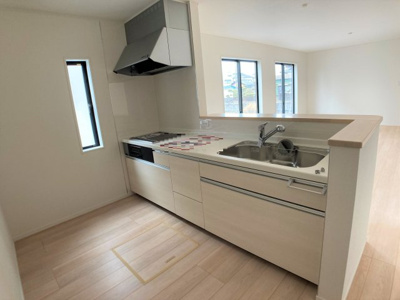 【キッチン】 | 【20万円ｷｬｯｼｭﾊﾞｯｸ対象物件】クレーデルガーデン斑鳩町龍田第2 全2棟1号棟 | 施工例写真