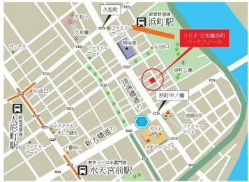 【地図】 | リビオ日本橋浜町パークフィール