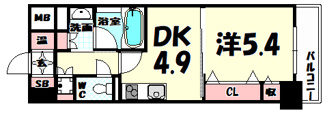 【間取り】 | レジディア神戸磯上