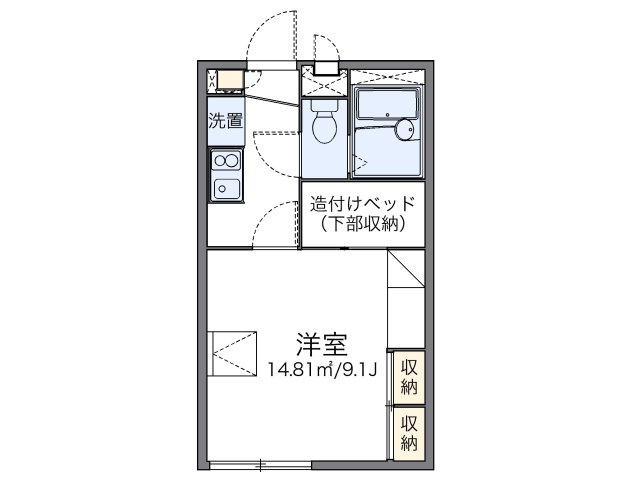 レオパレスこばなの間取り