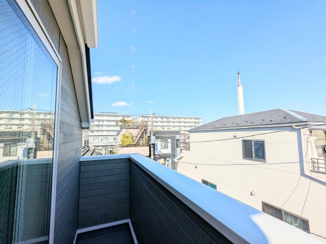 葛飾区東堀切２丁目の新築戸建の展望|～バルコニー含む眺望写真～