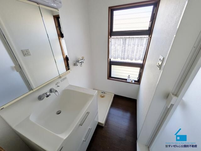 水前寺公園貸家の洗面所