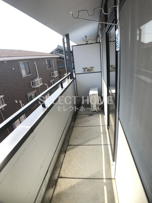 【バルコニー】 | ハピネス西之坊 | 落ち着いた時間を過ごせるバルコニーです