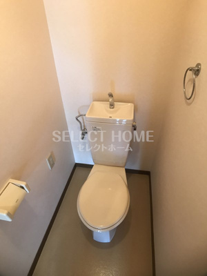 【トイレ】 | ハピネス西之坊 | コンパクトで使いやすいトイレです