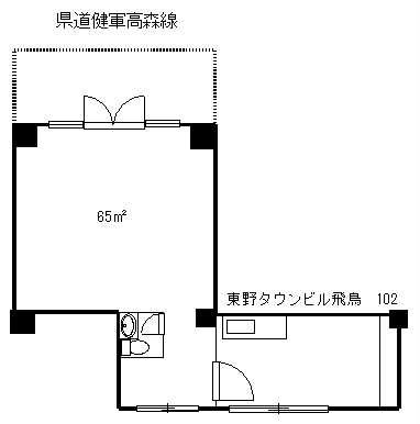【間取り】 | 東野タウンビル飛鳥