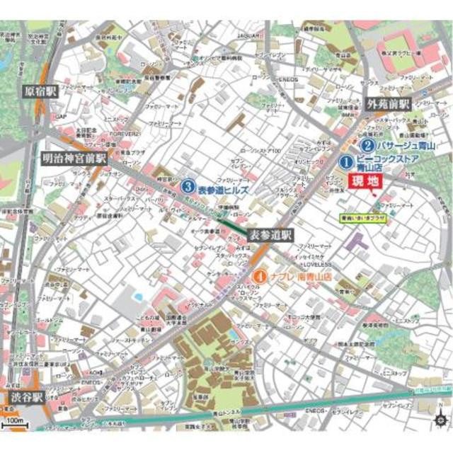 ＫＤＸレジデンス南青山の地図