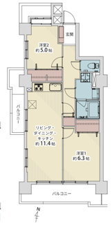  | 【アーバン北本山】✨️仲介手数料無料✨️東山小学校・東星中学校