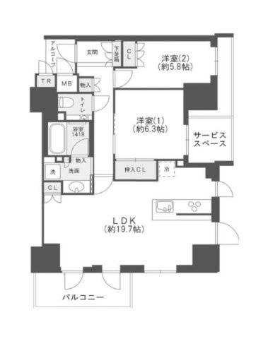 ジオタワー新町
