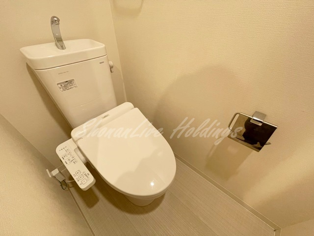 厚木市田村町の賃貸マンションのトイレ|温水洗浄便座付き♪