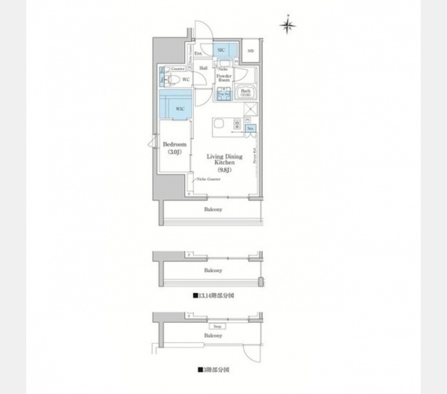 【間取り】 | スタイリオ蒲田ＷＥＳＴ | 間取
