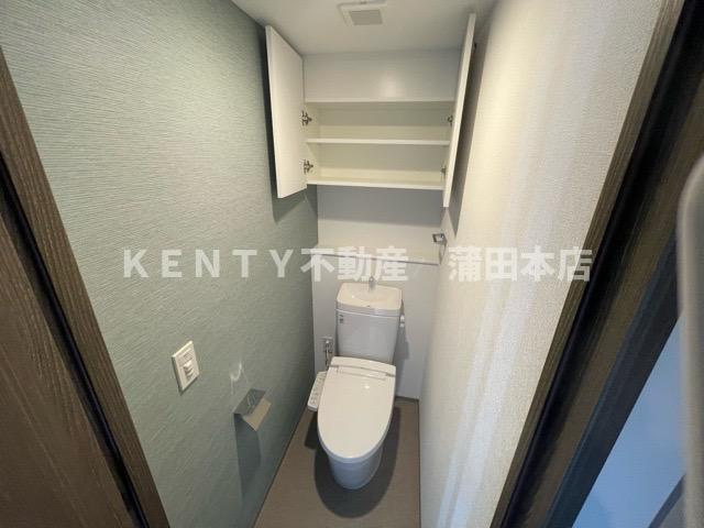 【トイレ】 | スタイリオ蒲田ＷＥＳＴ | 落ち着いた色調のトイレです