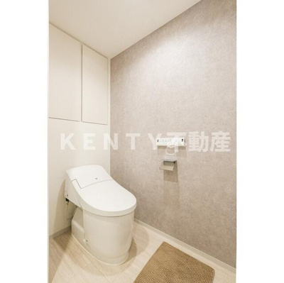 【トイレ】 | スタイリオ蒲田ＷＥＳＴ | 落ち着いた色調のトイレです