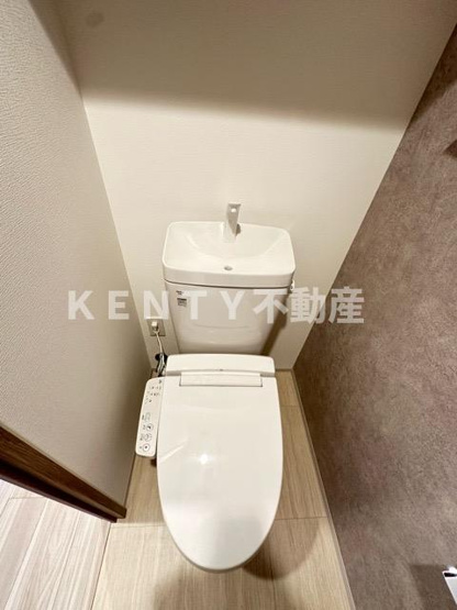 【トイレ】 | スタイリオ蒲田ＷＥＳＴ | 落ち着いた色調のトイレです