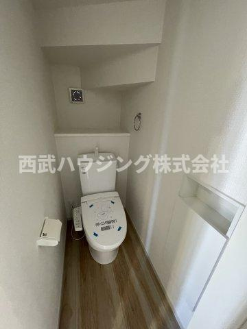 【仲介手数料無料】所沢市東狭山ケ丘７期全５棟１号棟　所沢市の不動産なら西武ハウジングのトイレ