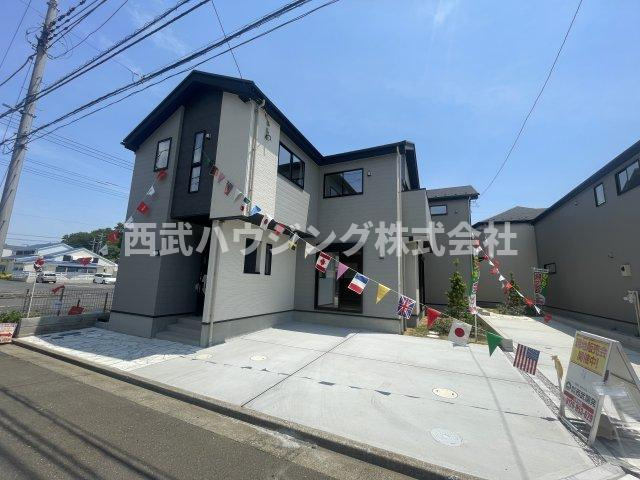 【仲介手数料無料】所沢市東狭山ケ丘７期全５棟１号棟　所沢市の不動産なら西武ハウジングの前面道路含む現地写真