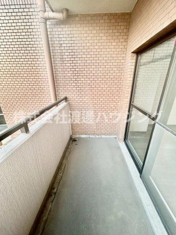 緑地シティハイツのバルコニー