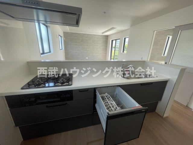 【仲介手数料無料】所沢市東狭山ケ丘７期全５棟３号棟　所沢新築なら西武ハウジングのキッチン