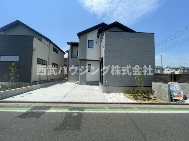 【仲介手数料無料】所沢市東狭山ケ丘７期全５棟３号棟　所沢新築なら西武ハウジングの前面道路含む現地写真