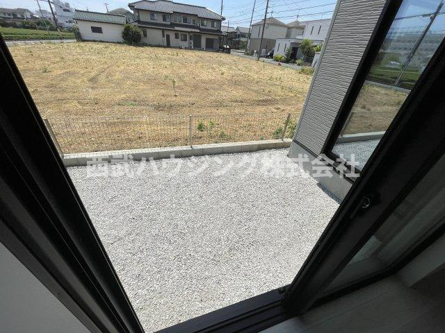 【仲介手数料無料】所沢市東狭山ケ丘７期全５棟４号棟　所沢新築なら西武ハウジングの庭