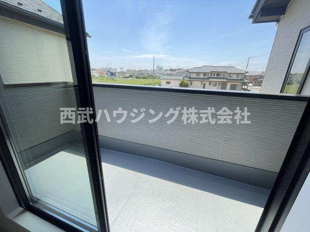 【仲介手数料無料】所沢市東狭山ケ丘７期全５棟４号棟　所沢新築なら西武ハウジングのバルコニー