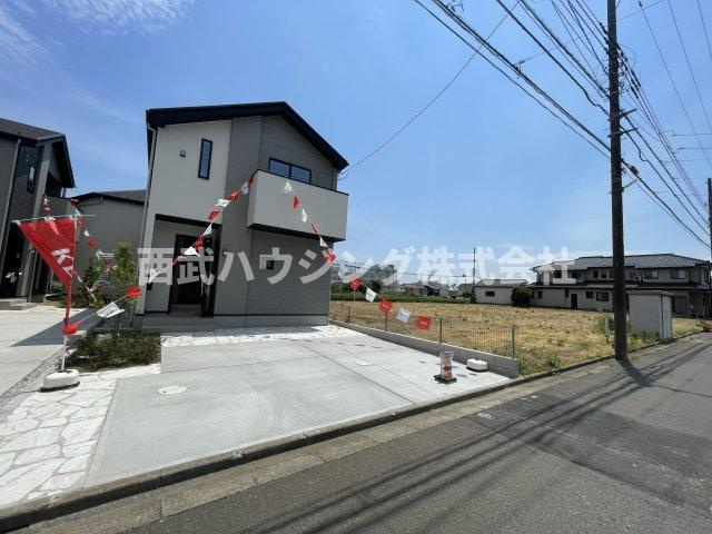 【仲介手数料無料】所沢市東狭山ケ丘７期全５棟４号棟　所沢新築なら西武ハウジングの前面道路含む現地写真