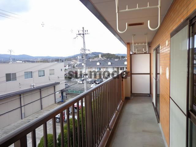 エスポワール茨木のバルコニー