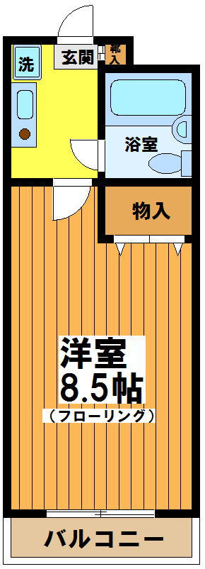 カオパレスNo20の間取り