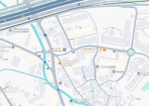 ハムステッドアレーの地図