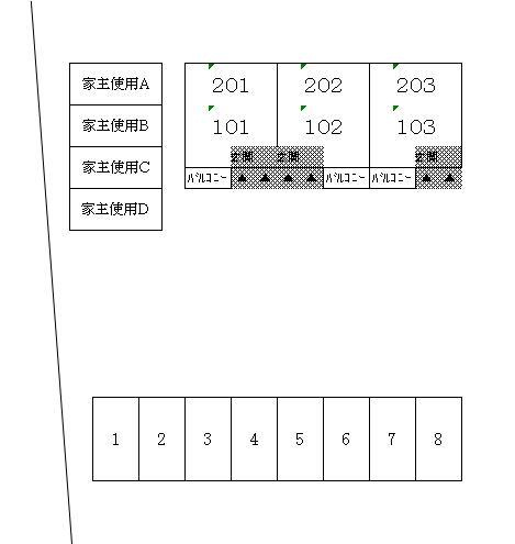 サンリット　レジデンスの駐車場|駐車場