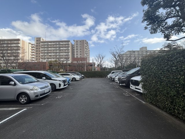 清新南ハイツ12号棟の駐車場