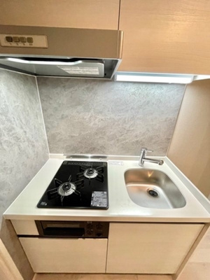 【キッチン】 | 新品家具付きマンション方南1(KaGood東京)