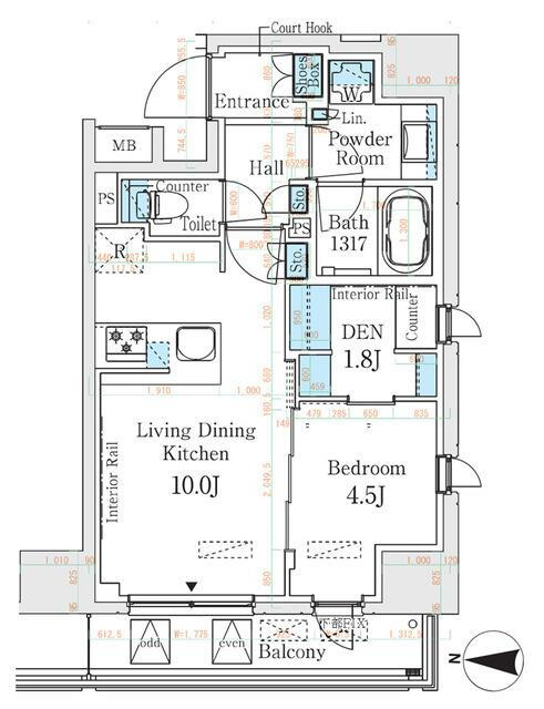 ベルファース錦糸町Ｓｏｕｔｈの間取り| 