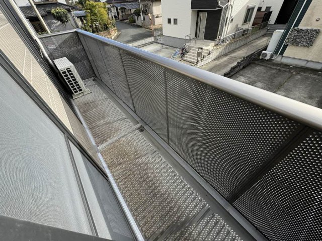 メジンK B棟のバルコニー