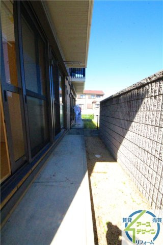 ローズコート野添　A棟のバルコニー|※類似部屋