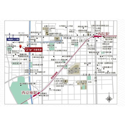 【地図】 | LW京都桜邸