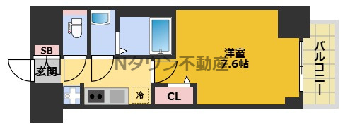 【間取り】 | SHOKEN Residence 名古屋〈太閤通〉 | 間取りです。