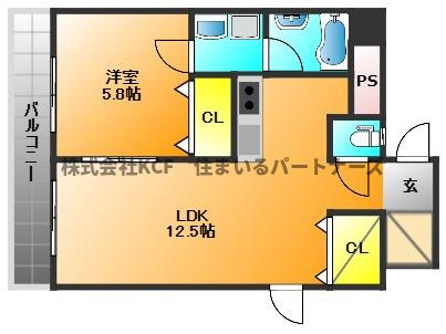 すかる通東の間取り