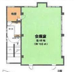 大津市相模町の事務所の間取り