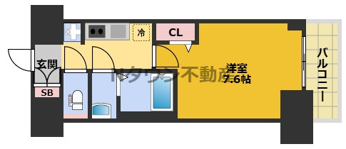 【間取り】 | SHOKEN Residence 名古屋〈太閤通〉 | 間取りです。