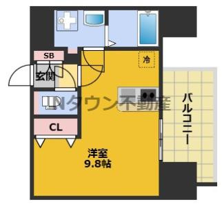 【間取り】 | SHOKEN Residence 名古屋〈太閤通〉 | 間取りです。