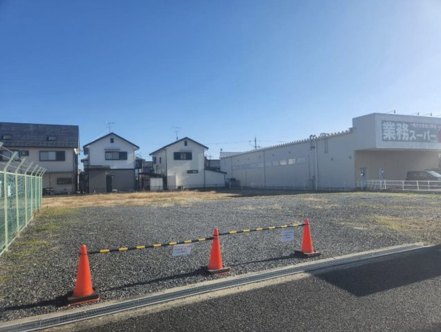 守山市古高町の事業用地の外観