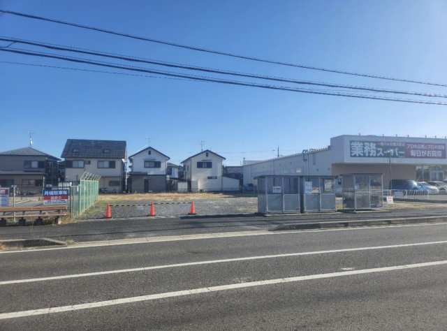 守山市古高町の事業用地の外観