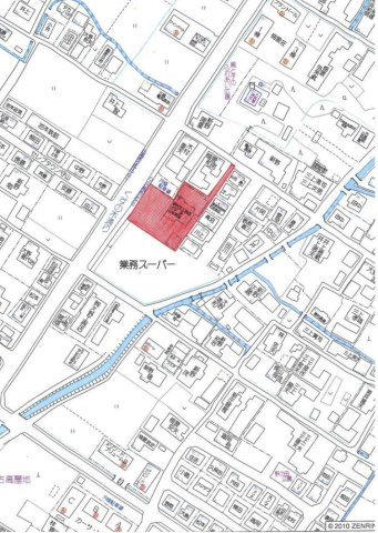 守山市古高町の事業用地の地図
