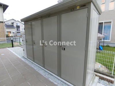 【その他共用部分】 | ＭＡＲＫ | 外物置にはタイヤを収納できます。