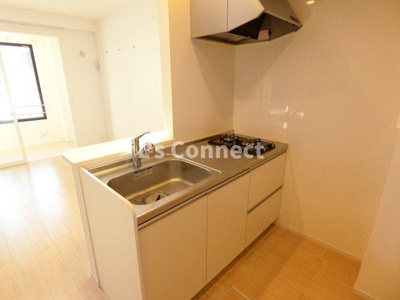 【キッチン】 | ＭＡＲＫ | ２口ガスコンロのシステムキッチン。