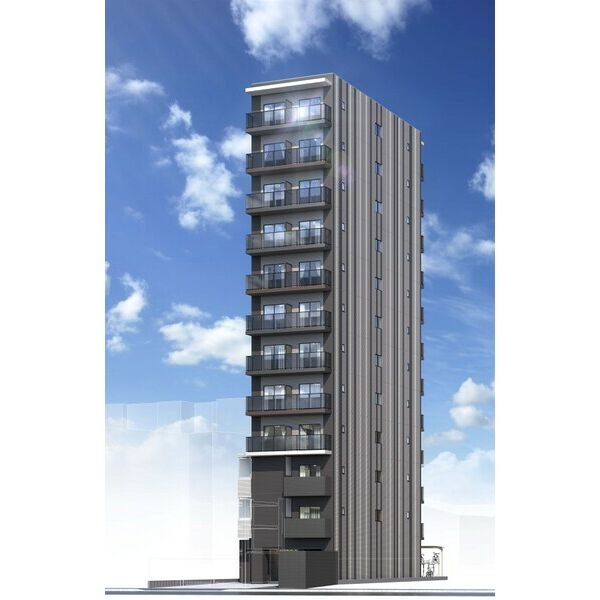 メイクス新栄の外観パース