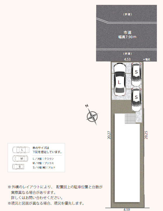 新築戸建　静岡市葵区八千代町3期　全1棟　1号棟の区画図|区画図