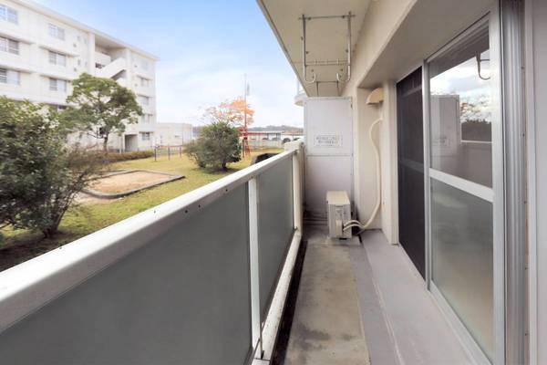 ビレッジハウス七城1号棟のバルコニー|ビレッジハウスの同一物件・同一タイプの間取りの写真です